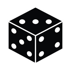 dice icon vector illustration