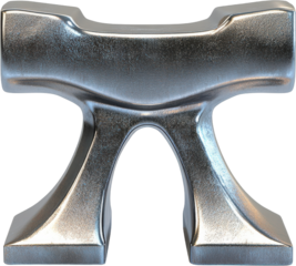 Metallic Mathematical Symbol Pi