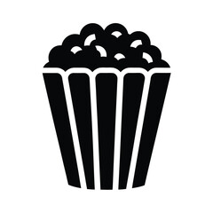 popcorn icon vector illustration