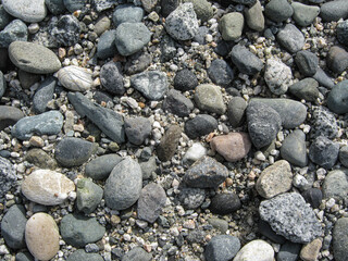 The Pebbly Beach Of New Brighton Park
