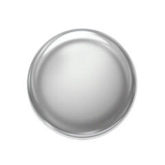 Empty round plate ready for delicious meal.