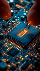 Close-up of circuit board repair (1)