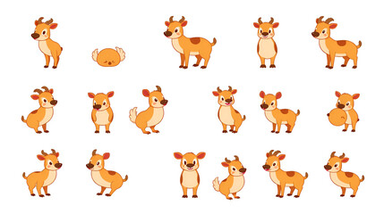 Bairn icons set. Cartoon set of 25 bairn vector icons for web isolated on white background