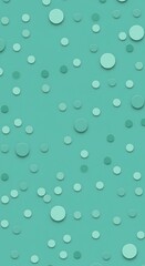 Aqua Dreamscape: Teal Circles Abstract Art