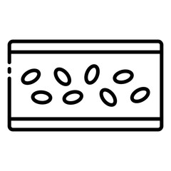 blood artery icon showing vessel structure
