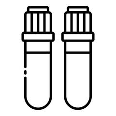 blood vial icon showing testing sample