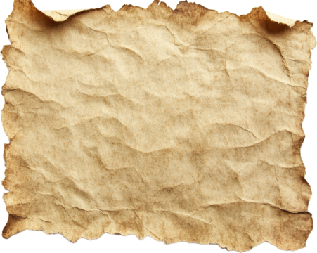 Aged, Crumpled Antique Paper Texture
