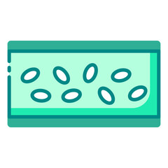 blood artery icon showing vessel structure
