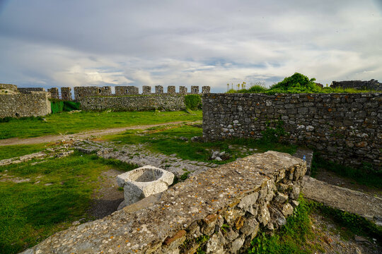 Rozafa Castle , panoramic view from the hill