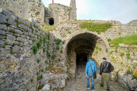 Rozafa Castle , panoramic view from the hill