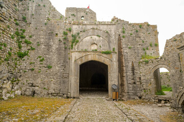 Obraz premium Rozafa Castle , panoramic view from the hill