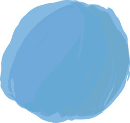 Fototapeta premium blue color of watercolor brush stroke