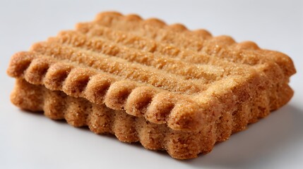 サクサク食感の四角いバタークッキー