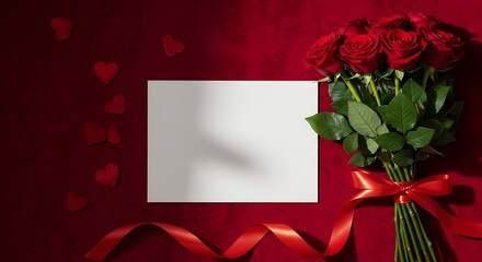 Cozy Autumn Flat Lay with Female Hand in Beige Knitted Sweater Holding Blank White Card on Cream Background, Featuring Dried Golden Flowers and Soft Textures for a Warm Seasonal Invitation Mockup