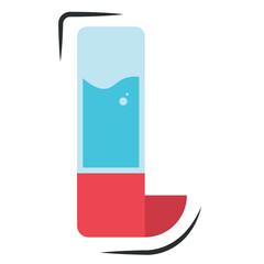 Pet water dispenser. Vector