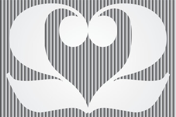 heart in the shape of a heart