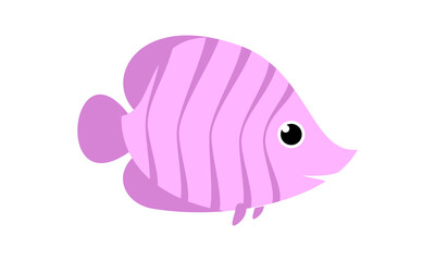 Purple butterfly fish design ...
