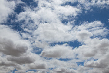 Blue sky with white clouds