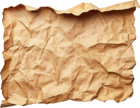 Wrinkled Brown Paper Texture