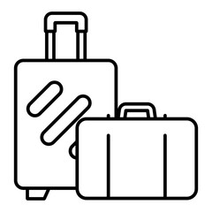 Fototapeta premium suitcase icon