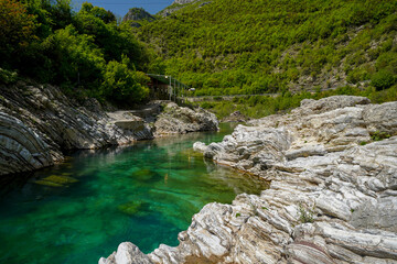 Prekal and Kiri River , albania