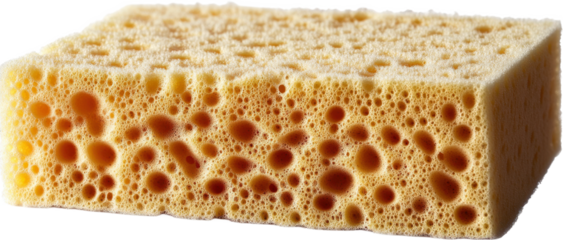 Closeup View of a Sponge's Porous Structure