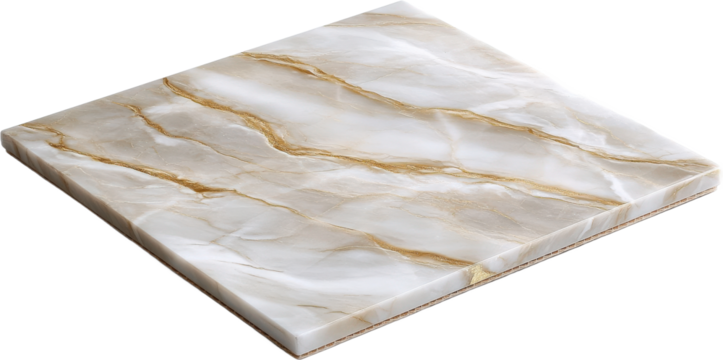 Beige Marble-Like Decorative Panel