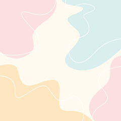 Simple Abstract Cream Design Background