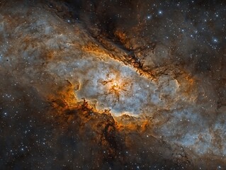 Cosmic dust and gas nebula