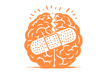 Band-aid Hand drawn sketch vector illustration