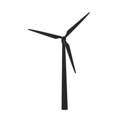 wind turbine isolated on white