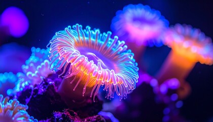 Fototapeta premium refreshing marine life wallpaper