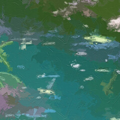 Obraz premium Various oil paintings, flowers, swans, landscapes, birds, butterflies, sheep, chrysanthemums, and beautiful fish