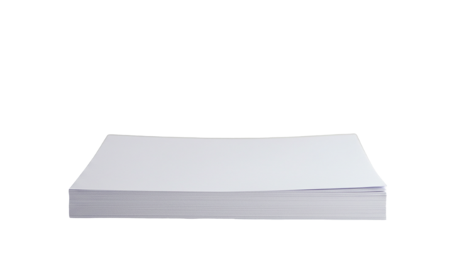 White Paper Stack: Blank Paper Texture Background