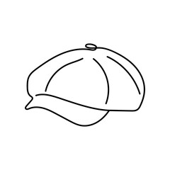vector illustration of baseball cap