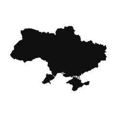 vector map of Ukraine 