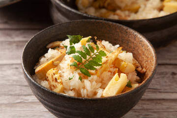焼き筍ご飯