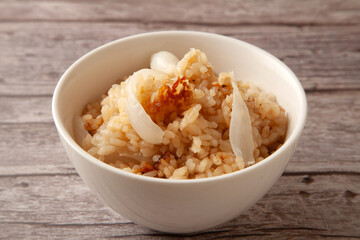 玉ねぎの炊き込みご飯