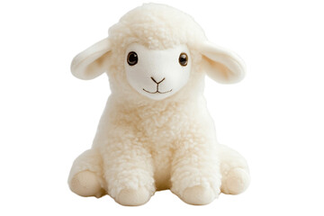 Lovable lamb toy perfect for snuggling.