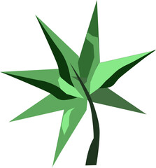 Roślina doniczkowa – ilustracja wektorowa © Laura