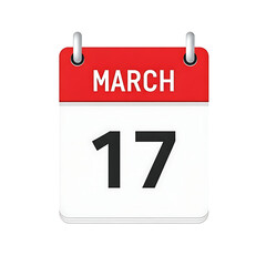 march 17 date on calendar. calendar for date.
