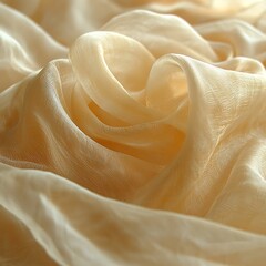 Soft, flowing, pale gold fabric