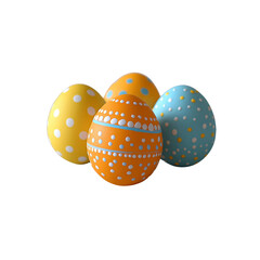 Colorful Easter Eggs, Festive Decoration, Springtime Celebration