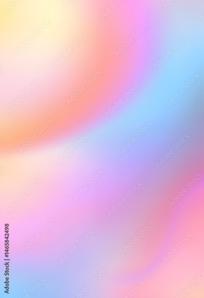 Poster abstract gradient background image, a blend of pastel colors and vibrant hues creates movement. soft