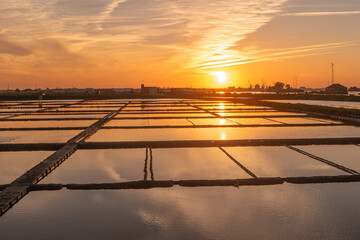 Salt Flats Aveiro Sunset Sunset