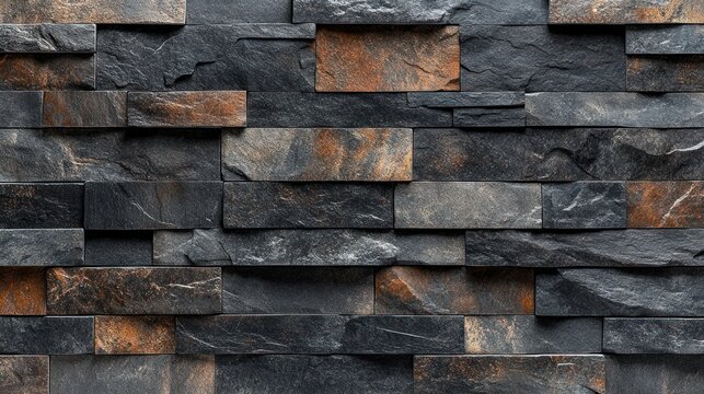 Modern stone wall cladding