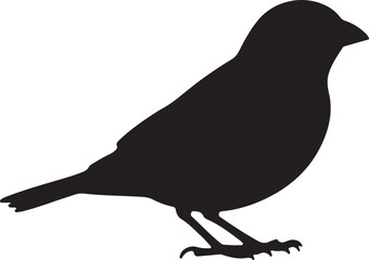 Indigo Bunting Silhouette