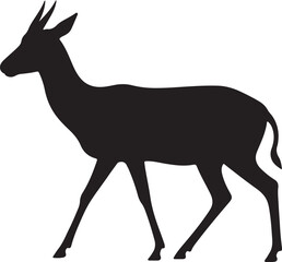 Fototapeta premium Lechwe Silhouette