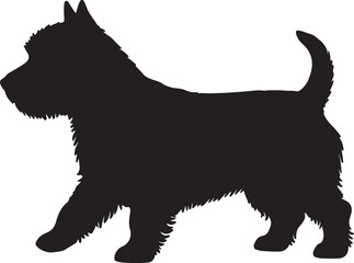 Norfolk Terrier Silhouette
