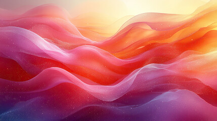 Fototapeta premium Abstract gradient with soft geometric shapes in warm tones, evoking harmony and tranquility